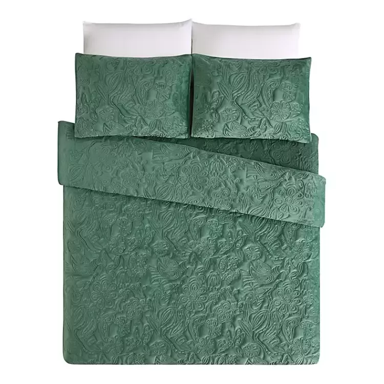 green_secret_garden_pc_fullqueen_quilt_set_6.webp Secret Garden 3-pc. Full/Queen Quilt Set>Kirklands Home Cheap