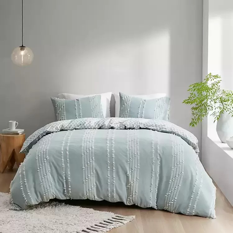 Stripe Diamond California King Comforter Set>Kirklands Home Best Sale