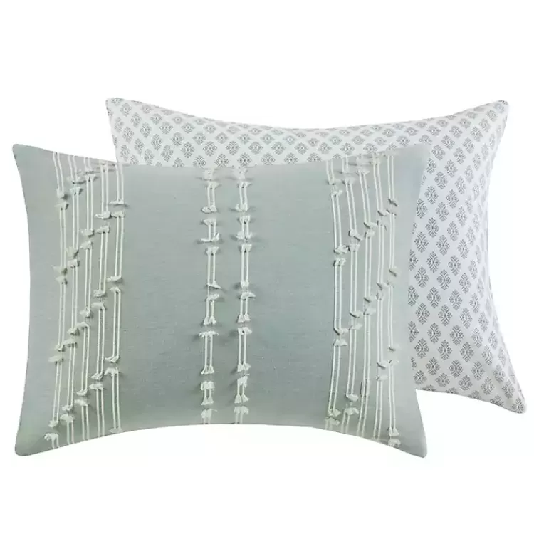 green_stripe_diamond_california_king_comforter_set_4.webp Stripe Diamond California King Comforter Set>Kirklands Home Best Sale