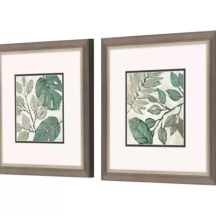 green_summer_leaves_framed_art_prints_set_of__2.webp Green Summer Leaves Framed Art Prints, Set of 2>Kirklands Home Hot