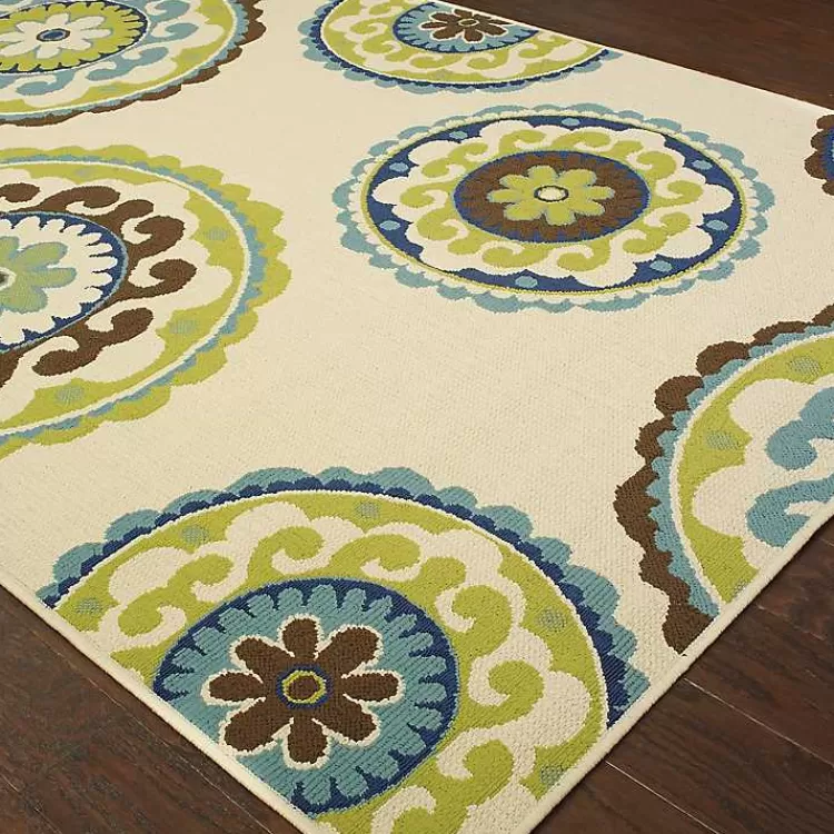 green_suzani_capetown_area_rug_x_2.webp Green Suzani Capetown Area Rug, 5x7>Kirklands Home Online