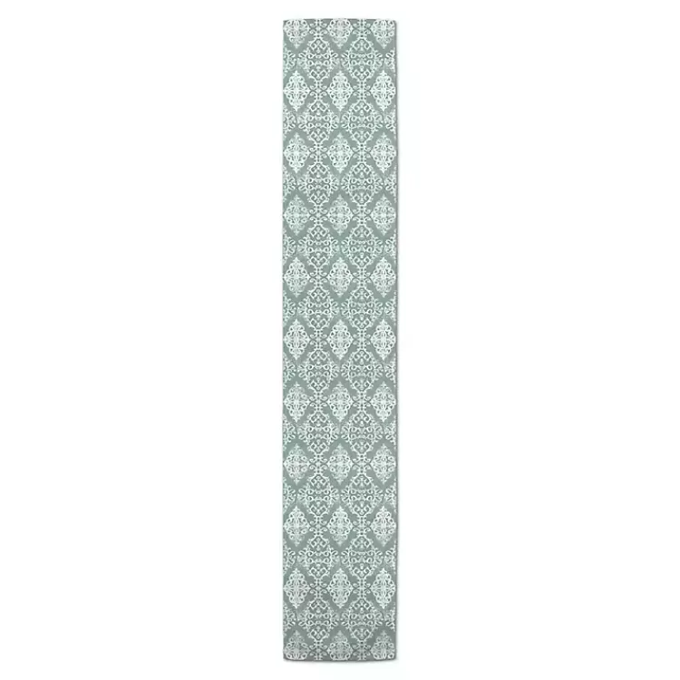 green_symmetrical_vines_table_runner_2.webp Symmetrical Vines Table Runner>Kirklands Home Flash Sale