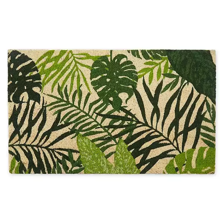 Tropical Fronds Doormat>Kirklands Home Shop