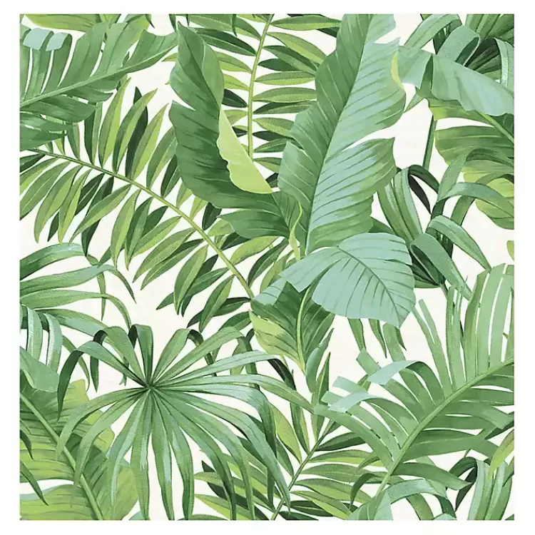Tropical Leaves Peel & Stick Wallpaper>Kirklands Home New