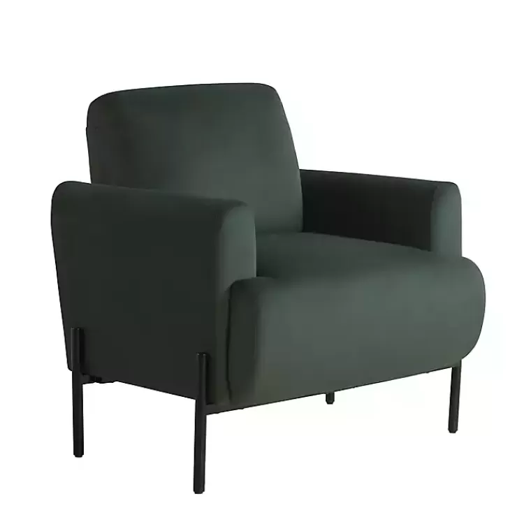 Velvet Upholstered Knox Accent Chair>Kirklands Home Fashion