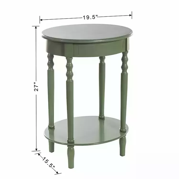 green_wood_oval_emily_accent_table_6.webp Wood Oval Emily Accent Table>Kirklands Home Discount