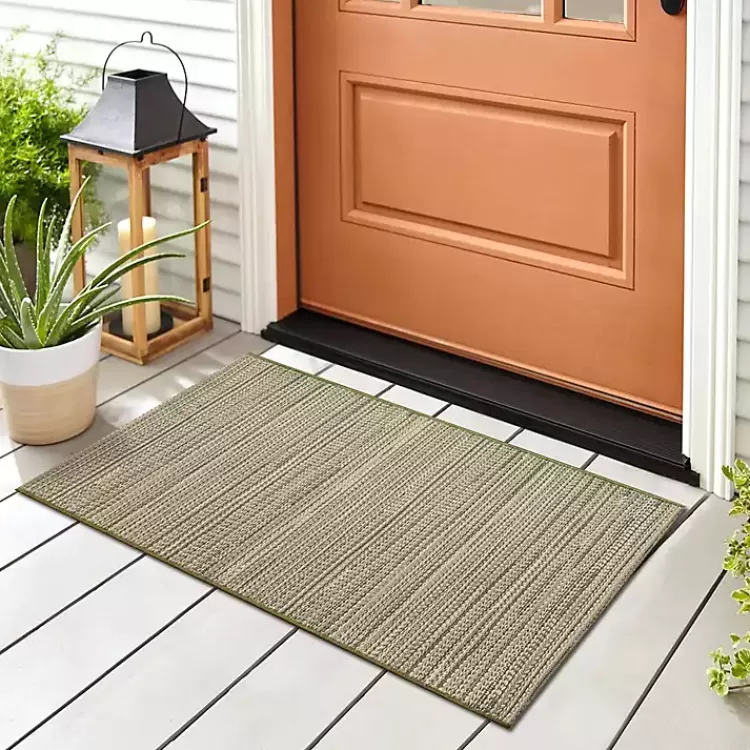 green_woven_lines_indooroutdoor_accent_rug_x_6-1.webp Woven Lines Indoor/Outdoor Accent Rug, 2x2>Kirklands Home New