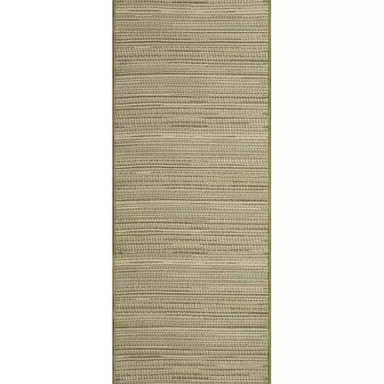 Woven Lines Indoor/Outdoor Runner, 1x4>Kirklands Home Outlet