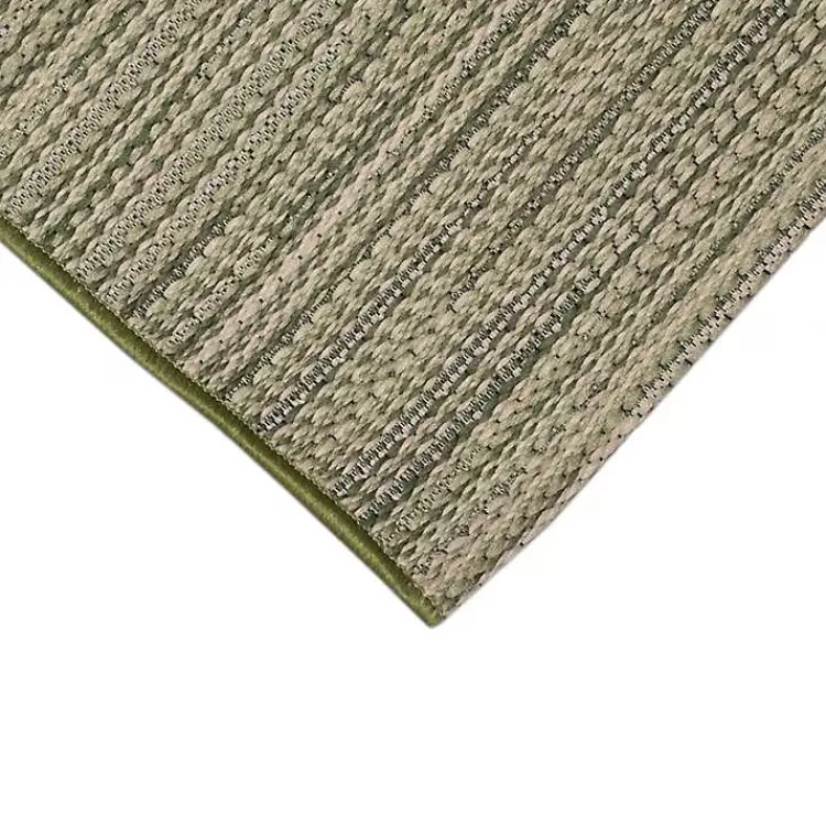 green_woven_lines_indooroutdoor_runner_x_2.webp Woven Lines Indoor/Outdoor Runner, 1x4>Kirklands Home Outlet