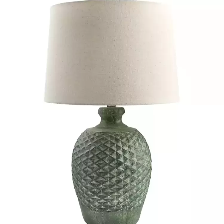 Green Yosemite Textured Table Lamp>Kirklands Home Fashion