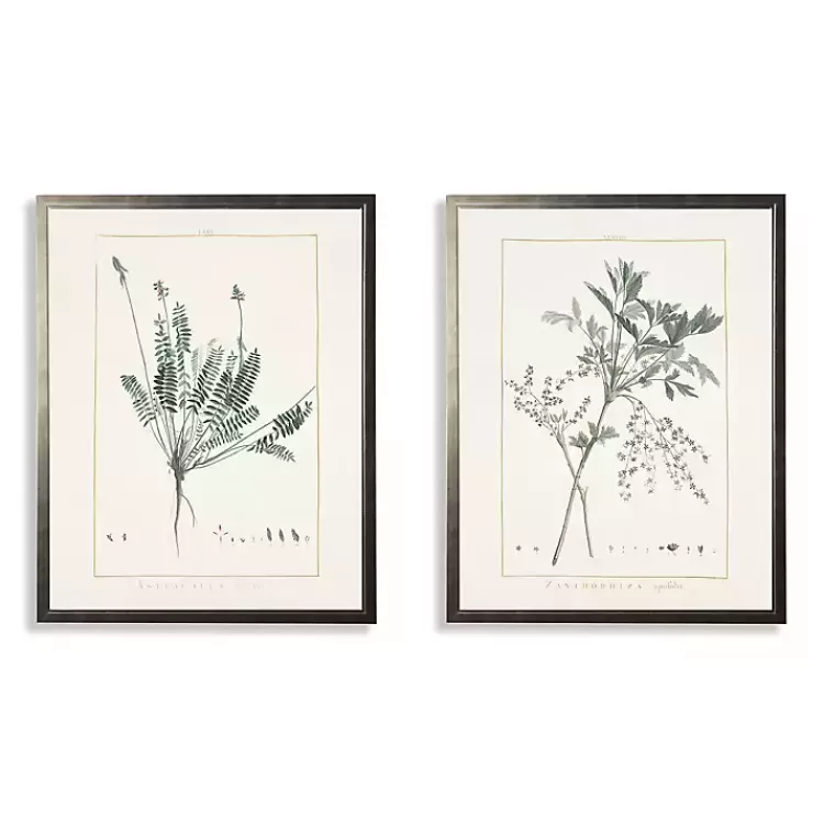 Greenery Botanicals I Framed Art Prints, Set of 2>Kirklands Home Clearance