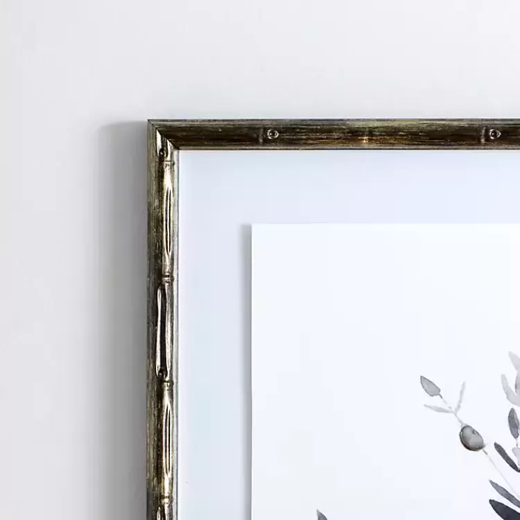 Greige Leaves II Bamboo Frame Art Print>Kirklands Home Fashion