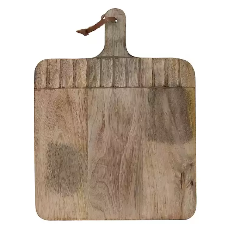 Grooves Hand Carved Mango Wood Cutting Board>Kirklands Home Flash Sale
