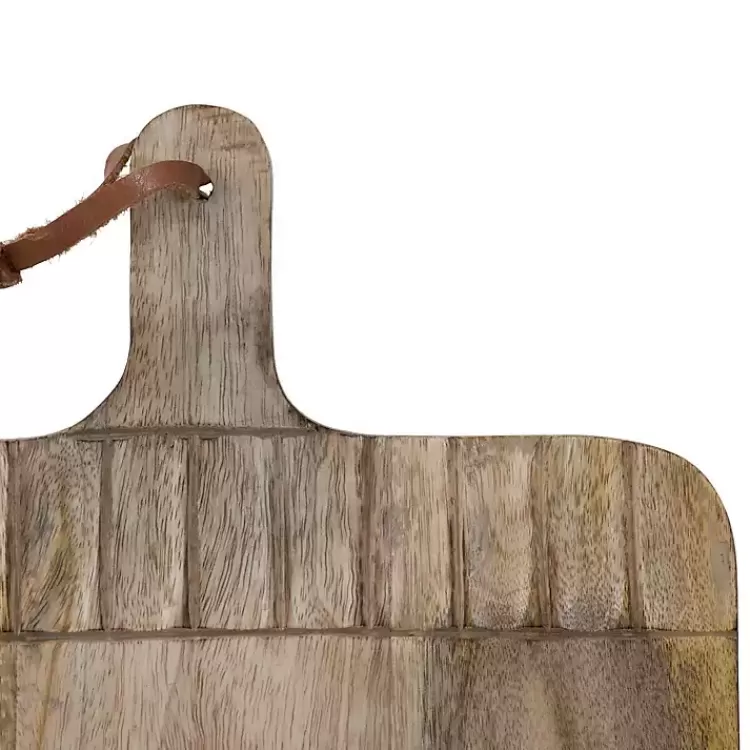 Grooves Hand Carved Mango Wood Cutting Board>Kirklands Home Flash Sale