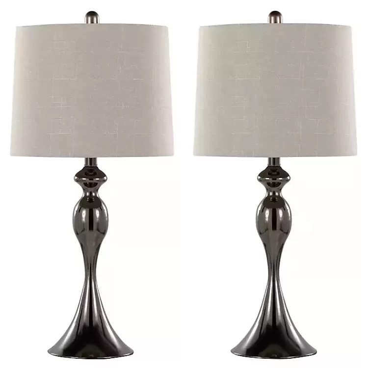 Gunmetal Ashland Table Lamps, Set of 2>Kirklands Home Clearance