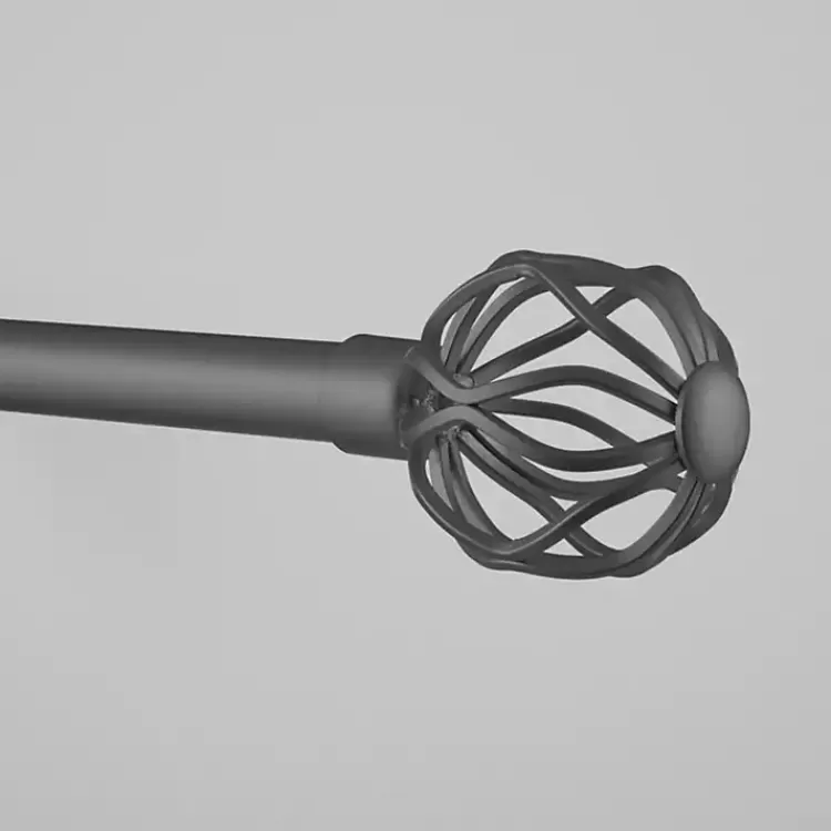 Gunmetal Open Sphere Curtain Rod, 72 in.>Kirklands Home Best