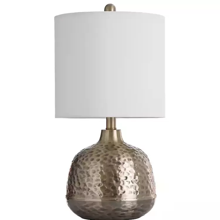 Hammered Brass Accent Table Lamp>Kirklands Home Online