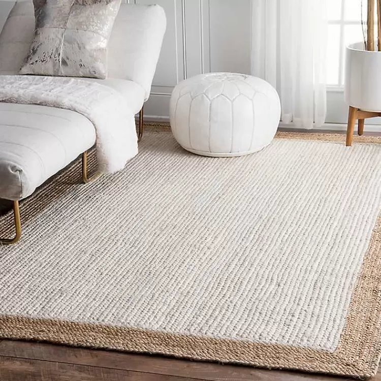 Hand Woven Jute Eugene Area Rug, 4x6>Kirklands Home Outlet