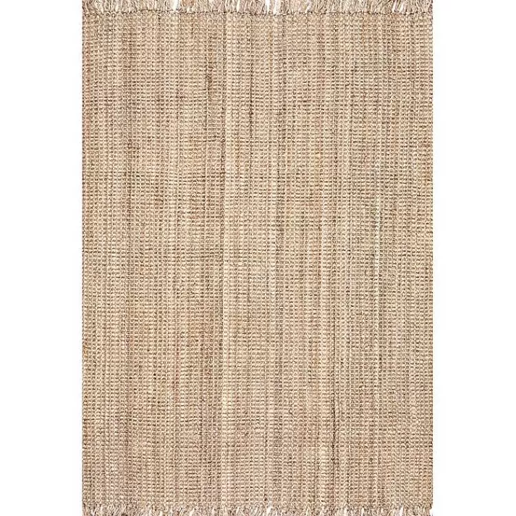 Hand Woven Looped Natural Jute Area Rug, 9x12>Kirklands Home Hot