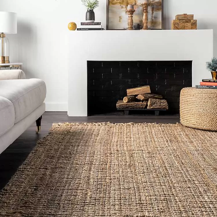 hand_woven_looped_natural_jute_area_rug_x_2.webp Hand Woven Looped Natural Jute Area Rug, 9x13>Kirklands Home Best Sale