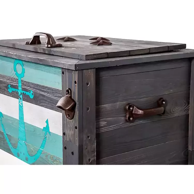 handcrafted_wood_anchor_outdoor_patio_cooler_3.webp Handcrafted Wood Anchor Outdoor Patio Cooler>Kirklands Home Store