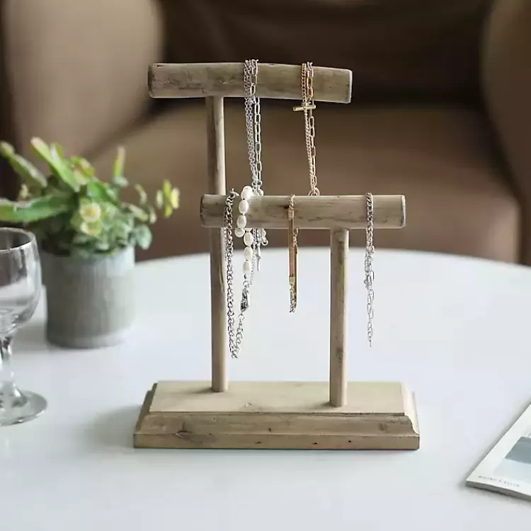handmade_driftwood_medium_jewelry_stand_7.webp Handmade Driftwood Medium Jewelry Stand>Kirklands Home Fashion
