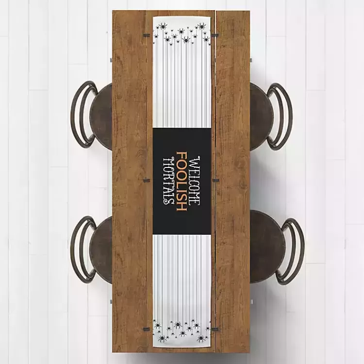 Hanging Spiders Halloween Table Runner>Kirklands Home Sale