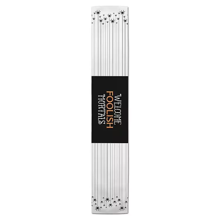hanging_spiders_halloween_table_runner_2.webp Hanging Spiders Halloween Table Runner>Kirklands Home Sale