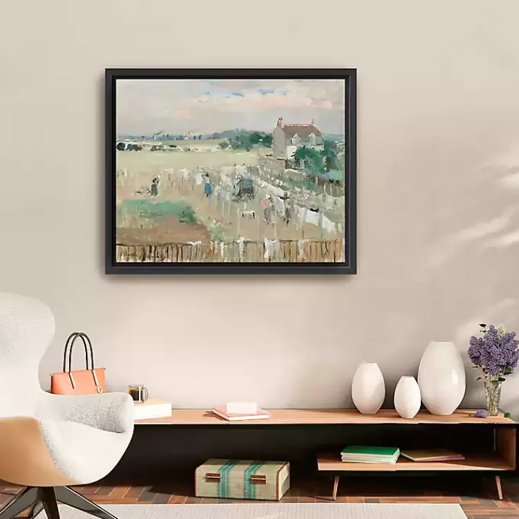 Hanging the Laundry Out Framed Canvas Art Print>Kirklands Home Store