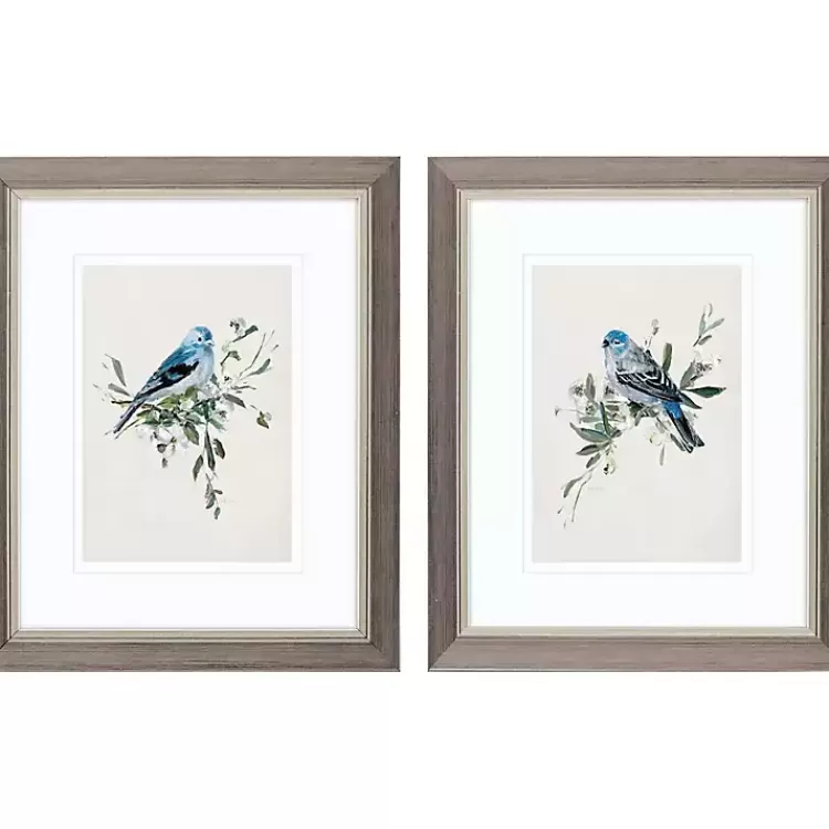 Happy Bluebirds Framed Art Prints, Set of 2>Kirklands Home Best
