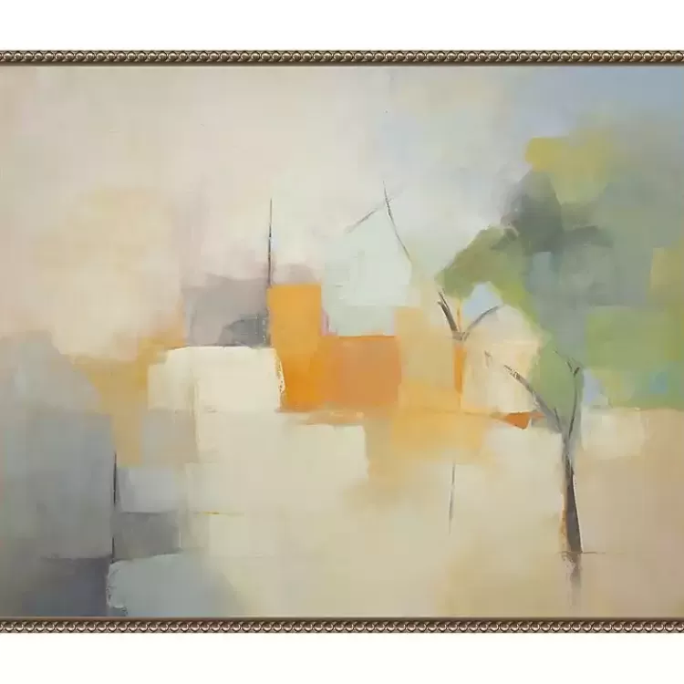 Hazy Park Abstract Framed Canvas Art Print>Kirklands Home Outlet