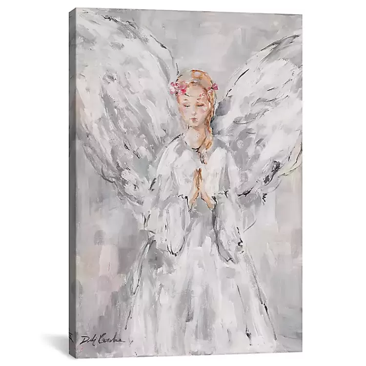 Heavenly Angel Canvas Art Print>Kirklands Home Clearance