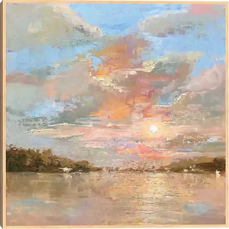 Heavenly Glow Framed Canvas Art Print>Kirklands Home Cheap