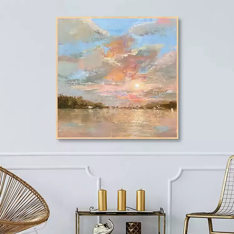 heavenly_glow_framed_canvas_art_print_2.webp Heavenly Glow Framed Canvas Art Print>Kirklands Home Cheap