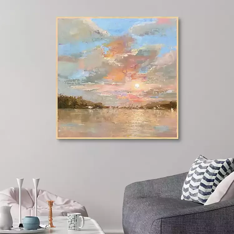 heavenly_glow_framed_canvas_art_print_3.webp Heavenly Glow Framed Canvas Art Print>Kirklands Home Cheap