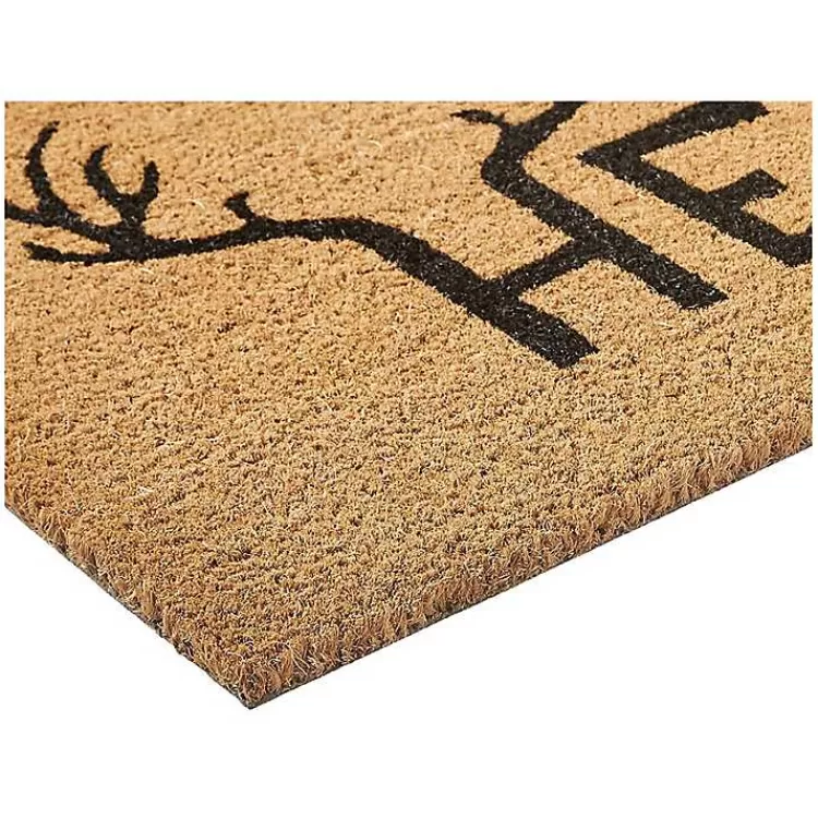 hello_antlers_doormat_2.webp Hello Antlers Doormat>Kirklands Home Discount