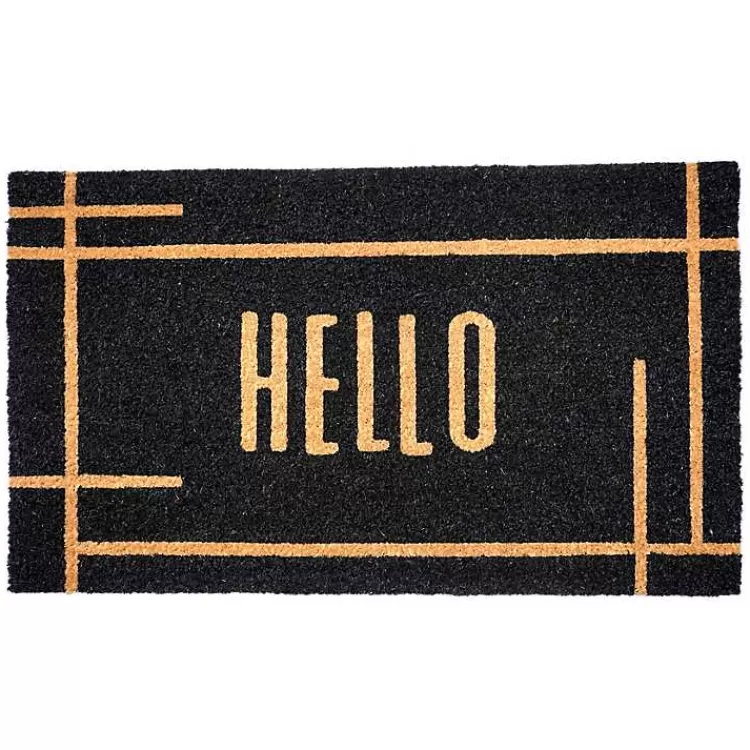 Hello Linear Doormat>Kirklands Home Sale