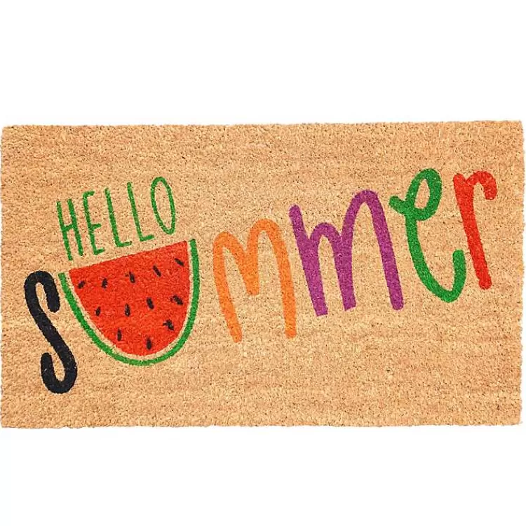 Hello Summer Watermelon Doormat>Kirklands Home New