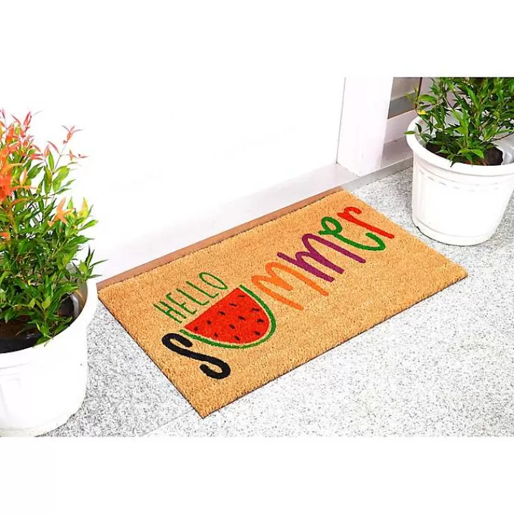 Hello Summer Watermelon Doormat>Kirklands Home New