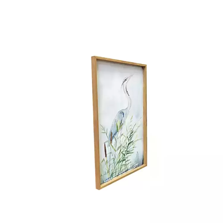 heron_wood_framed_canvas_art_print_3.webp Heron Wood Framed Canvas Art Print>Kirklands Home Flash Sale