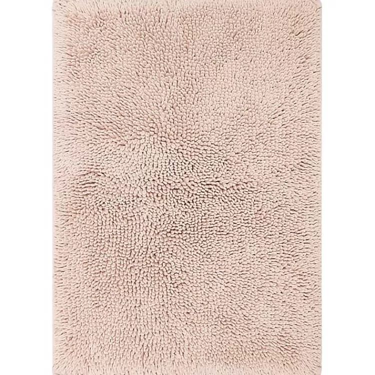 High Pile Blush Cotton Non-Skid Classic Bath Mat>Kirklands Home New