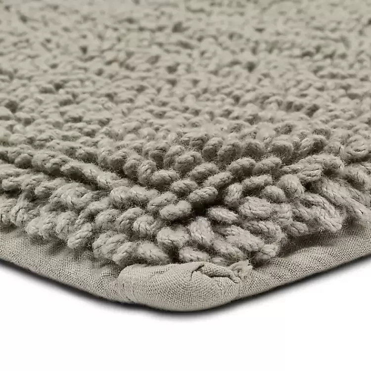 high_pile_silver_cotton_nonskid_classic_bath_mat_3.webp High Pile Silver Cotton Non-Skid Classic Bath Mat>Kirklands Home Cheap