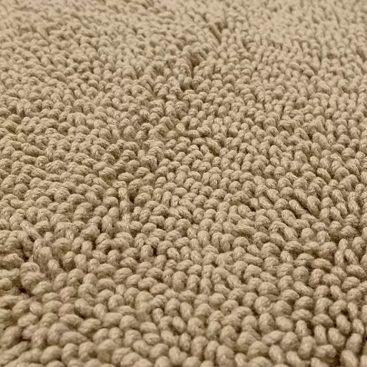 High Pile Taupe Cotton Non-Skid Classic Bath Mat>Kirklands Home Hot