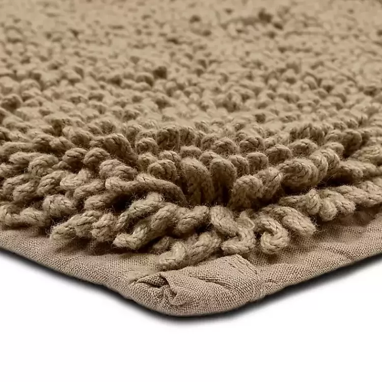 high_pile_taupe_cotton_nonskid_classic_bath_mat_3.webp High Pile Taupe Cotton Non-Skid Classic Bath Mat>Kirklands Home Hot