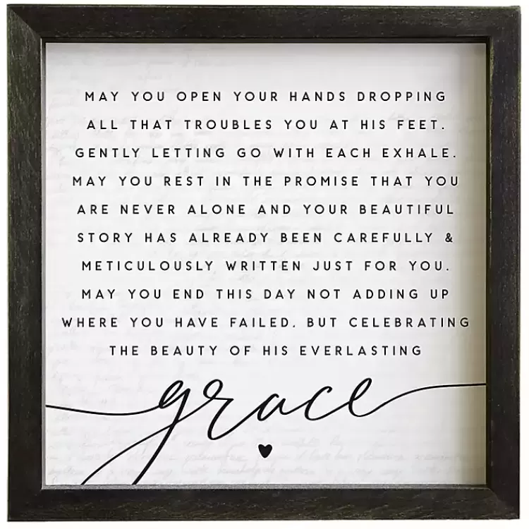 His Everlasting Grace Wall Plaque>Kirklands Home Best Sale