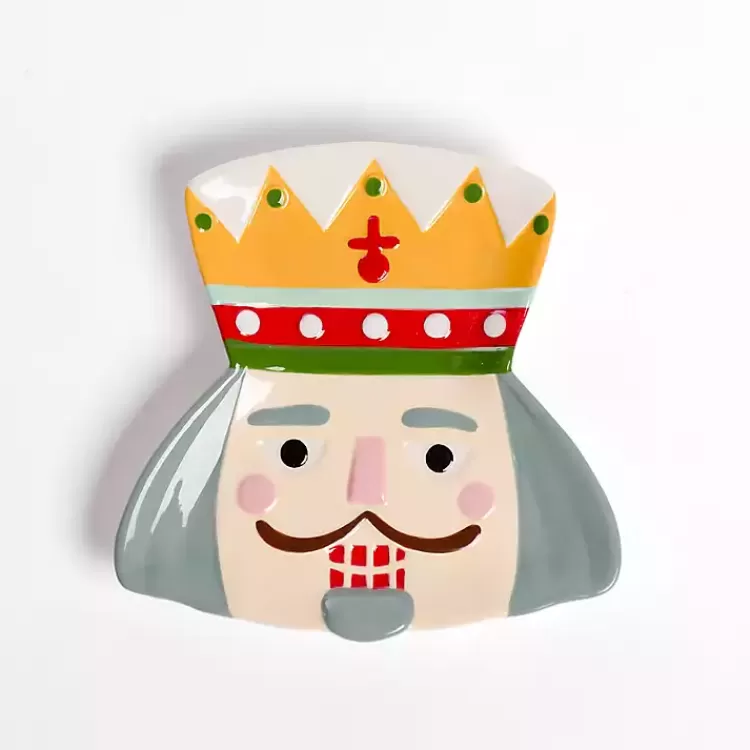 Holly Nutcracker Shaped Appetizer Plate>Kirklands Home Fashion