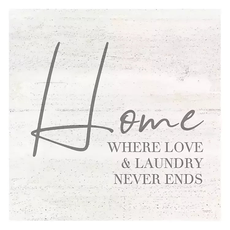 Home Love and Laundry Canvas Art Print>Kirklands Home Discount