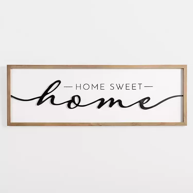 Home Sweet Home Framed Wall Plaque>Kirklands Home Online