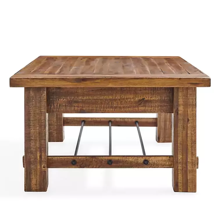 honey_acacia_wood_coffee_table_with_metal_bars_3.webp Honey Acacia Wood Coffee Table with Metal Bars>Kirklands Home Sale