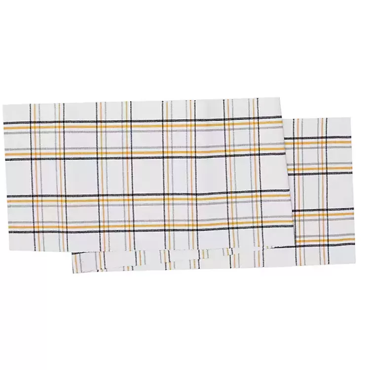 Honey Bee Plaid Table Runner>Kirklands Home Best Sale